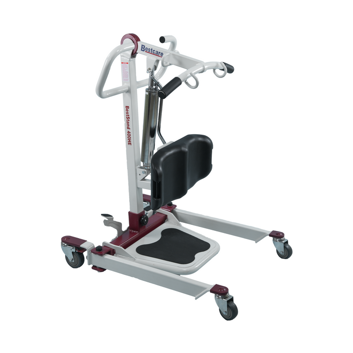 Bestcare BestStand SA400H Mini Hydraulic Sit-to-Stand Patient Lift Left Side View