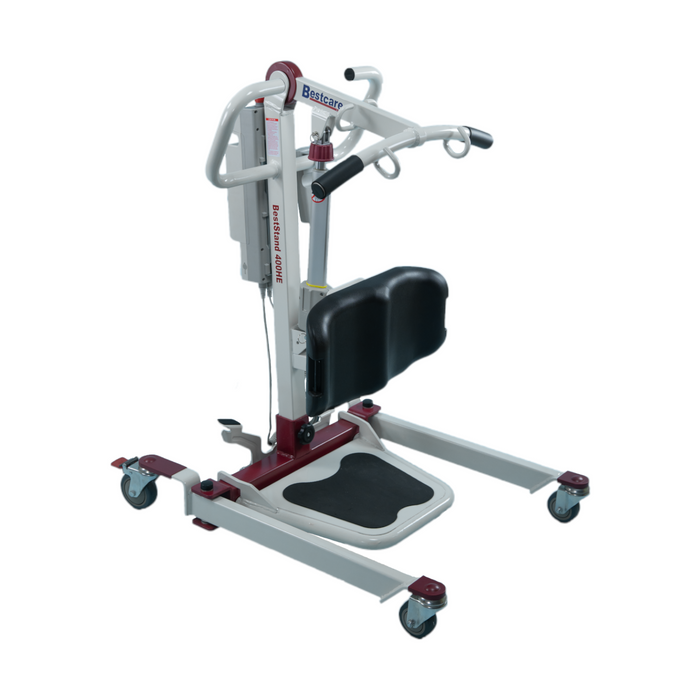 Bestcare BestStand SA400HE Mini Electric Sit-to-Stand Lift With Foot Plate And Knee Pads View