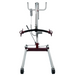 Bestcare Bestlift PL182 full body patient lift in base position with hand control mounted on lift handle.