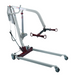 Bestcare Bestlift Full Body Patient Lift PL182 in base position right angle view with hand control mounted on lift handle.