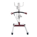 Bestcare Bestlift PL228 full body patient lift in base position with hand control mounted on lift handle.