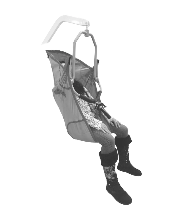 Bestcare BestSling Disposable Woven Cradle Clip Sling Sitting Position