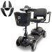 Black ComfyGO Z-4 Portable Mobility Scooter Lightweight, Quick-Detach Design for Easy Travel and Storage 