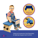 Circle Specialty  Axis Therapy Bench Adjustable Pediatric Positioning and Therapy Seating Featuring Accessories