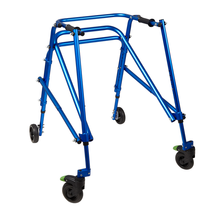 Durable Circle Specialty Klip Posterior Walker with Large 8-Inch Swivel Wheels Lightweight, Adjustable Mobility Support for Kids and Adults
