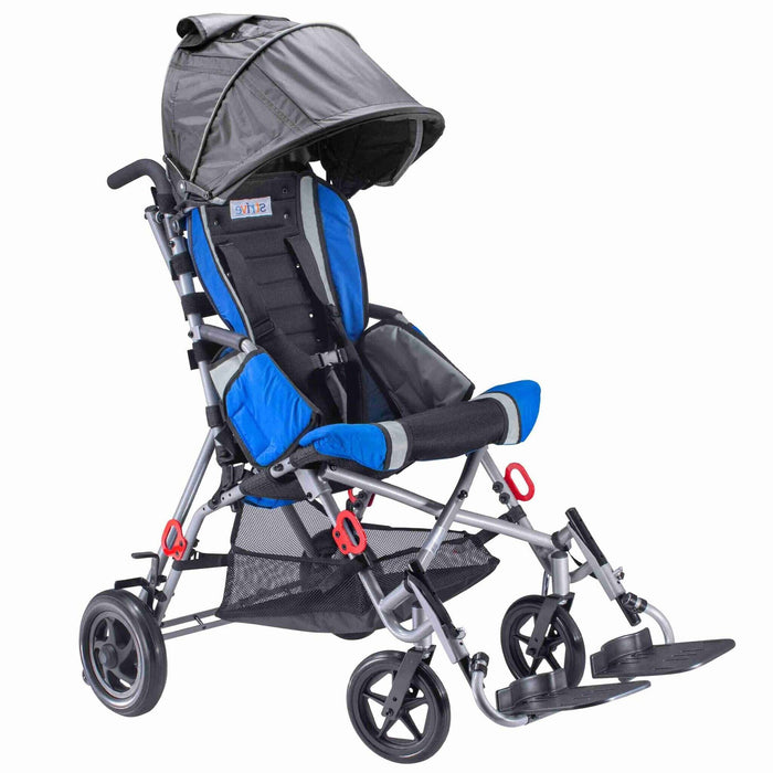 Blue Circle Specialty Strive Adaptive Stroller for Children with Disabilities Lightweight, Adjustable, and Supportive Mobility Solution with Canopy