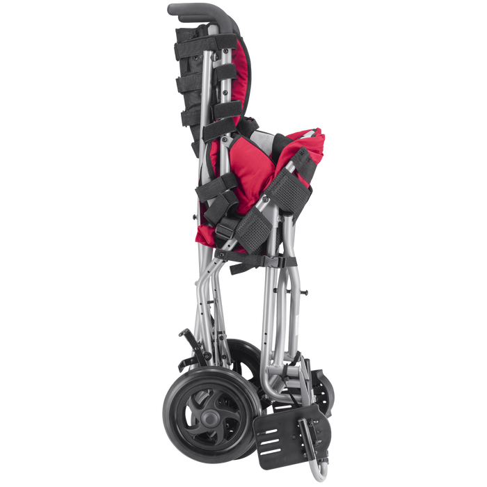 Foldable Red Circle Specialty Strive Adaptive Stroller for Children with Disabilities Lightweight, Adjustable, and Supportive Mobility Solution