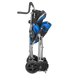 Circle Specialty Blue Strive EZ Stroller Lightweight Pediatric Positioning and Mobility Support Showing When It Is Folded