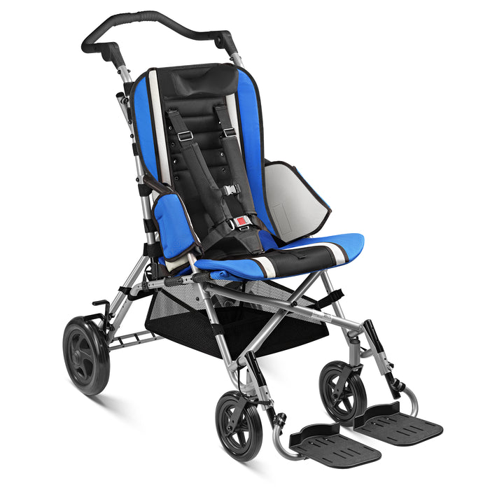 Circle Specialty Blue Strive EZ Stroller Lightweight Pediatric Positioning and Mobility Support