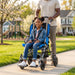 Circle Specialty Blue Strive EZ Stroller Lightweight Pediatric Positioning and Mobility Support When Used Outside