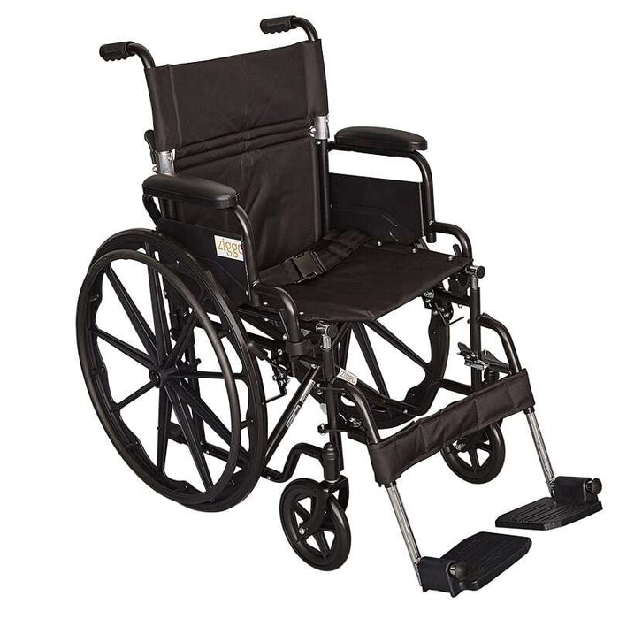 Black Circle Specialty Ziggo Lightweight Manual Wheelchair for Kids and Teens Adjustable, Durable, and Comfortable Mobility Solution