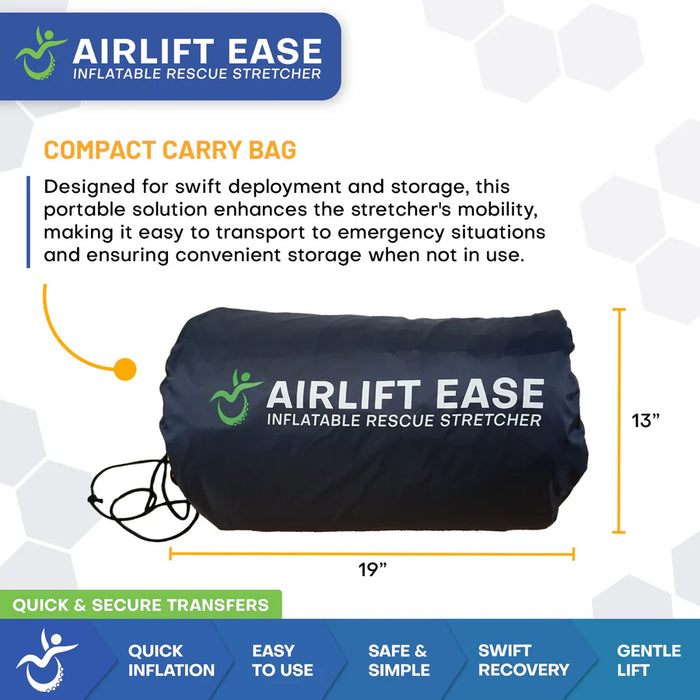 Climbing Steps Airlift Ease Inflatable Stretcher Compact Carry Bag