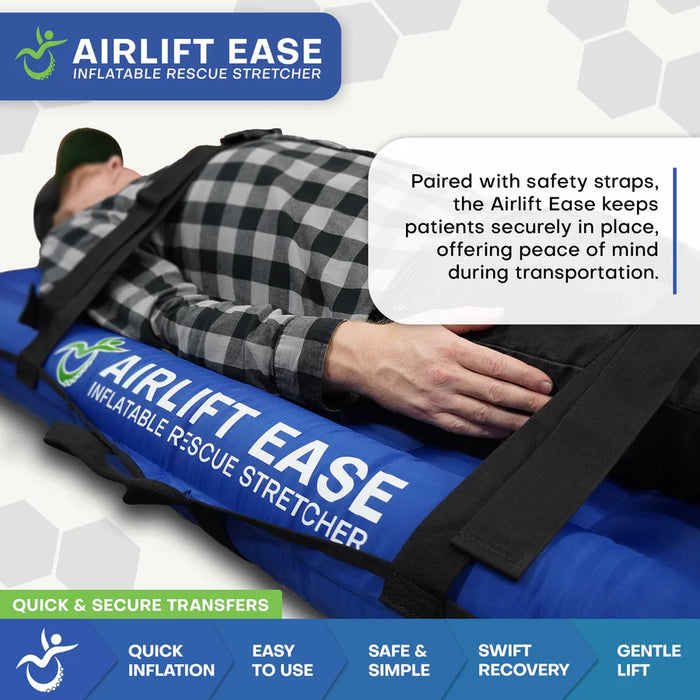 Climbing Steps Airlift Ease Inflatable Stretcher Safety Straps View