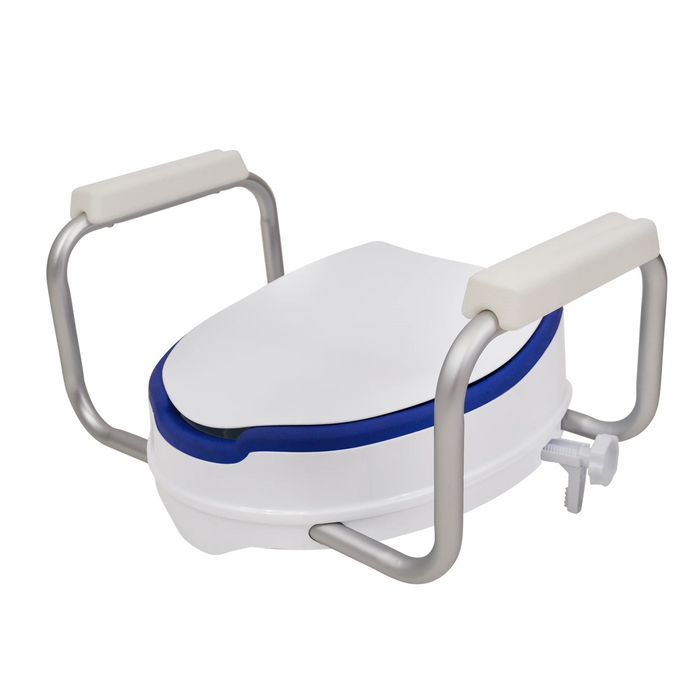 Climbing Steps AltiCare 5 Non Slip Raised Toilet Seat Cover Closed View