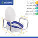 Climbing Steps AltiCare 5 Non Slip Raised Toilet Seat Dimensions View