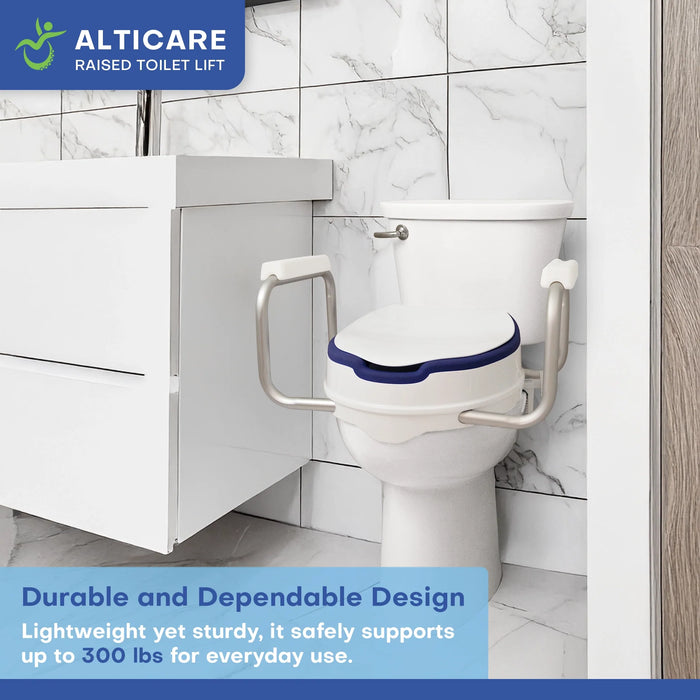 Climbing Steps AltiCare 5 Non Slip Raised Toilet Seat On Top Of Toilet Seat View