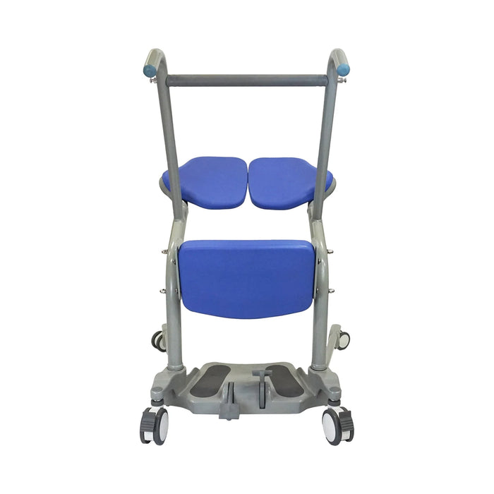 Climbing Steps Ascend Go Sit to Stand Patient Lift With Pivoting Seat In Front View