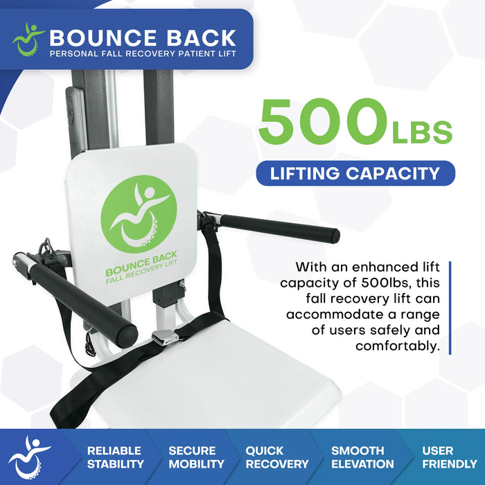 Climbing Steps Bounce Back Fall Recovery Patient Lift Weight Capacity View
