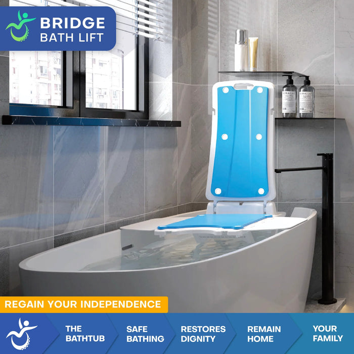 Climbing Steps Bridge Bath Lift and Fall Recovery Lift In Bath Tub View