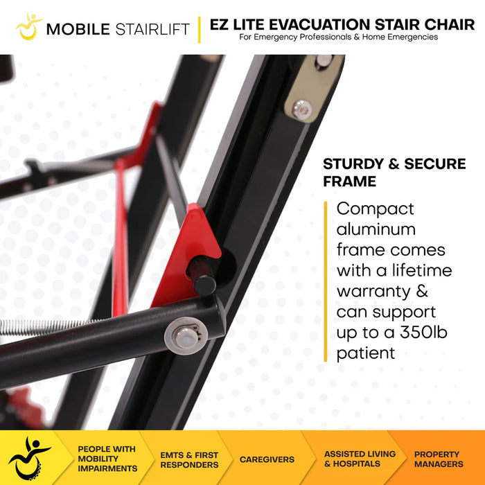 Climbing Steps EZ LITE Evacuation Chair Sturdy And Secure View