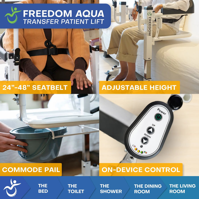 Climbing Steps | Freedom Aqua Waterproof Patient Lift