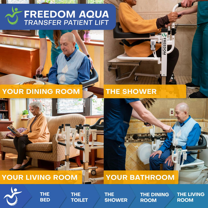 Climbing Steps | Freedom Aqua Waterproof Patient Lift