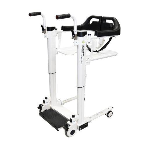 Climbing Steps Freedom Transfer Patient Lift Electric, Sling-Free Mobility Solution With Adjustable Height, Commode Access And Tool-Free Setup Main Image