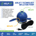 Climbing Steps HelpUp Fall Recovery Patient Lift Inflation Pump View