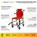 Climbing Steps HyperLite Evacuation Foldable Stair Lift Chair Product Feature View