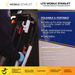 Climbing Steps LITE Mobile Stairlift Folding Feature And Inclusions View