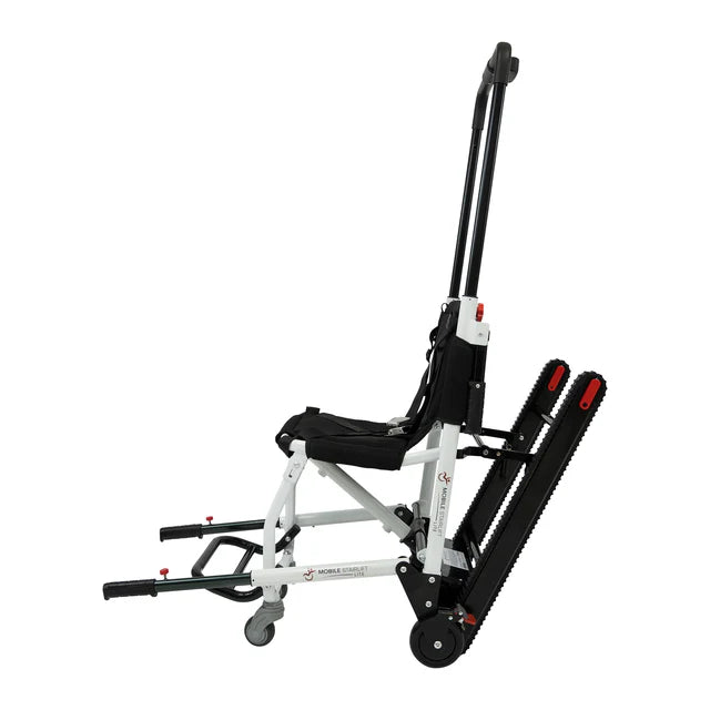 Climbing Steps LITE Mobile Stairlift With Extended Handle Side View