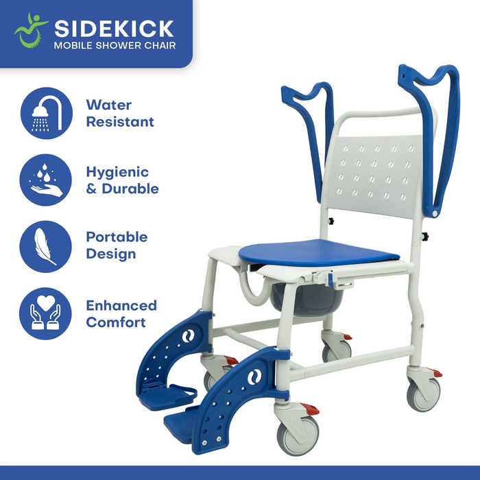 Climbing Steps Sidekick Shower Chair Standard Product Feature View