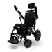 ComfyGO Black Standard Majestic IQ-9000 Auto Recline Remote Controlled Electric Wheelchair With Flip Up Arms Built In Footplate And All Terrain Solid Flat Tires View