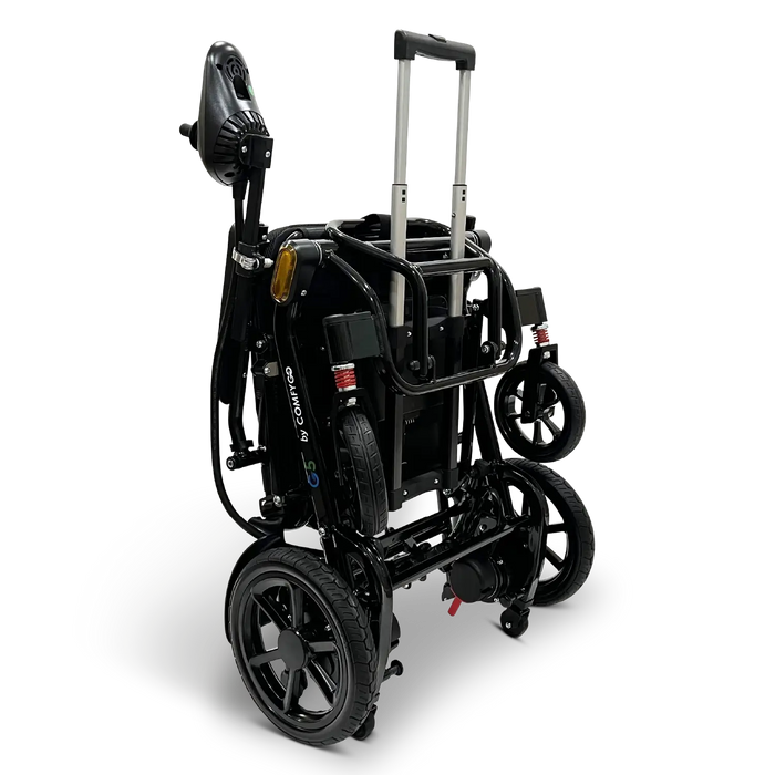 ComfyGO Glide Care G-5 Lightweight Foldable Electric Wheelchair Compact fold under design logo