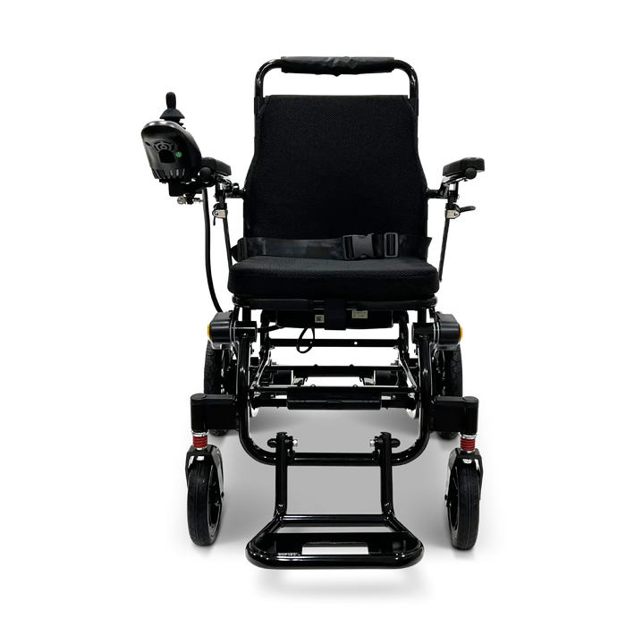 ComfyGO Glide Care G-5 Lightweight Foldable Electric Wheelchair Front View