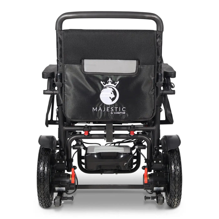 ComfyGO Majestic 440 HD Plus Heavy-Duty Bariatric Electric Wheelchair with Remote Control ack View with Logo