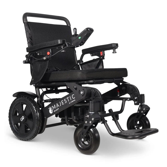 ComfyGO Majestic 440 HD Plus Heavy-Duty Bariatric Electric Wheelchair and Travel Chair with Remote Control