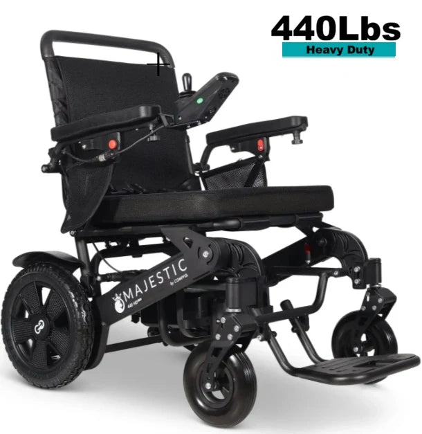 ComfyGO Majestic 440 HD Plus Heavy-Duty Bariatric Electric Wheelchair with Remote Control