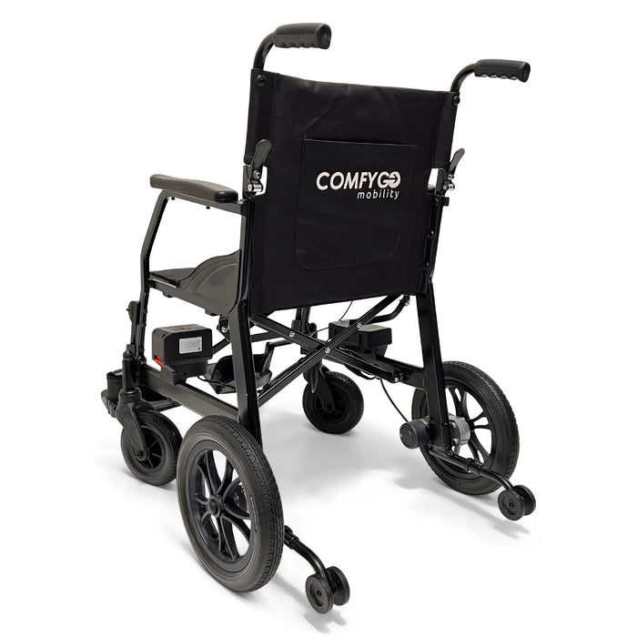ComfyGOX-lite Ultra Lightweight Foldable Electric Wheelchair Travel Back view