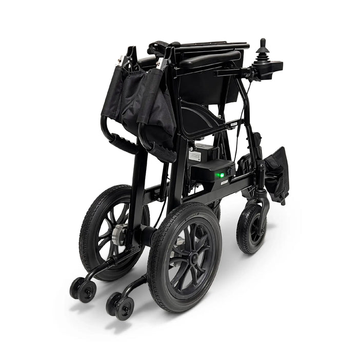 ComfyGO X-lite Ultra Lightweight Foldable Electric Wheelchair Travel fold