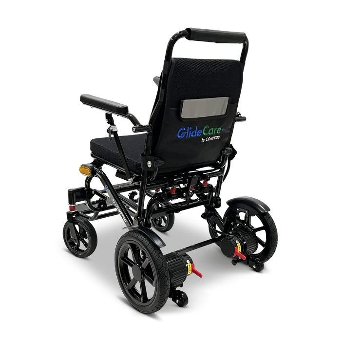 Lightweight Power Wheelchair ComfyGo Glide Care G Five Backside View For Easy Transport