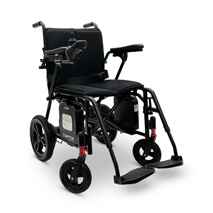ComfyGo  X-7 Ultra-Lightweight Electric Wheelchair with Dual Batteries, 23-Mile Range and 265 lb Capacity Main Image