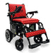 ComfyGo  X7-LE Ultra-Lightweight Red Electric Wheelchair with Dual Batteries, 23-Mile Range and 265 lb Capacity
