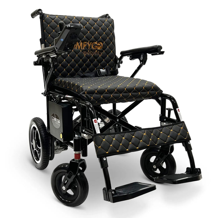 ComfyGo  X7-LE Ultra-Lightweight Electric Wheelchair with Dual Batteries, 23-Mile Range and 265 lb Capacity