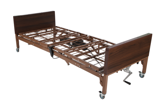 CostCare B120C Semi Electric Homecare Bed In Fully Flat View