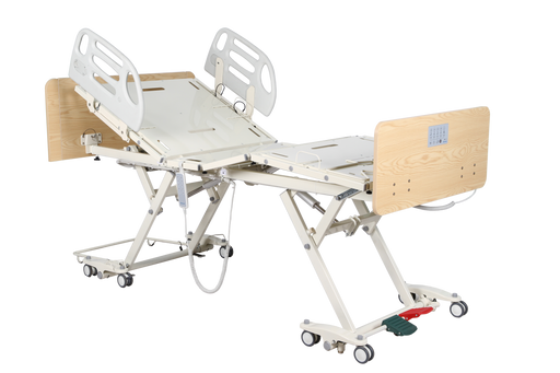 CostCare B337 Instant Wide LTC Low Bed Fully Elevated Raised Head And Knee Section Position View
