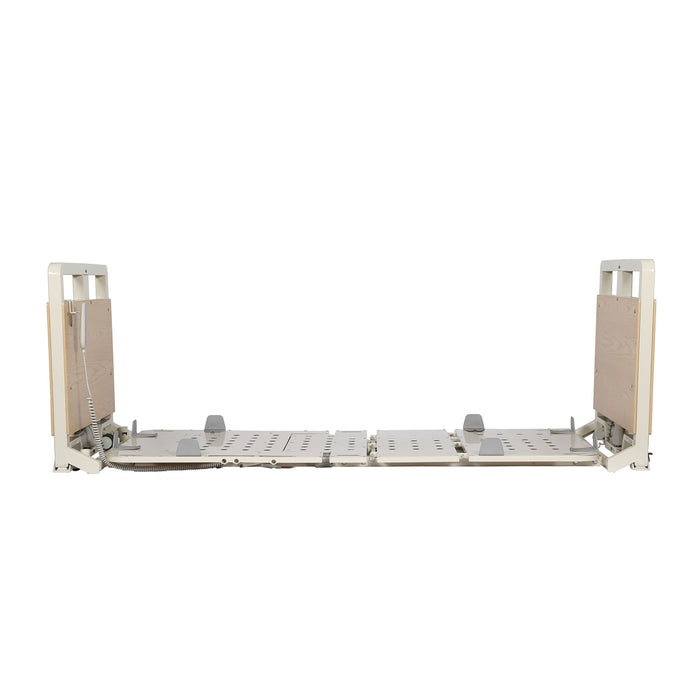 CostCare B437 Ultra Low Long Term Care Bed In Low Position Fully Flat View