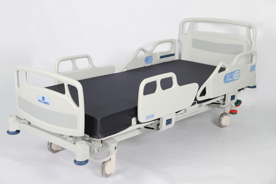 CostCare B730 Acute Care Medical Bed With Boards And Rails With Mattress View