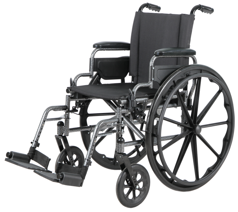 CostCare K1 Standard Manual Wheelchair With Swing Away Footrest View