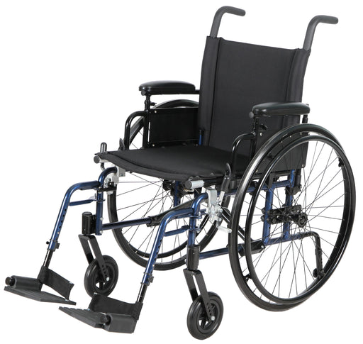 CostCare K5 Ultra Lightweight Wheelchair With Flip Up Arms And Swing Away Footrests View